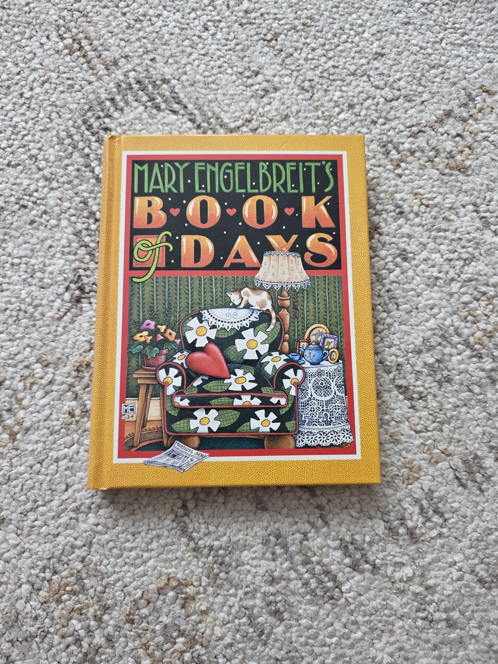 Mary Engelbreit Book of Days Decorative Yellow Hardcover